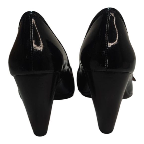 Black patent leather Mary Jane pumps by sofft sz 8w - Picture 4 of 8
